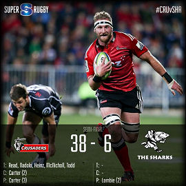 Crusaders Sharks Semi Final 2014